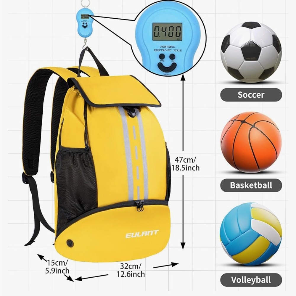 Sport Drawstring Gym Backpack - Picture 2 of 5